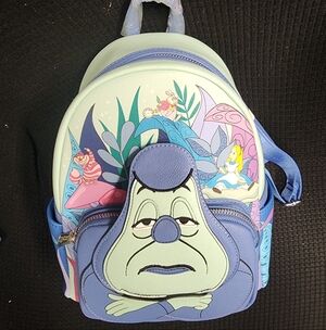Loungefly Mint & Lavender Alice in Wonderland Character Mini Backpack